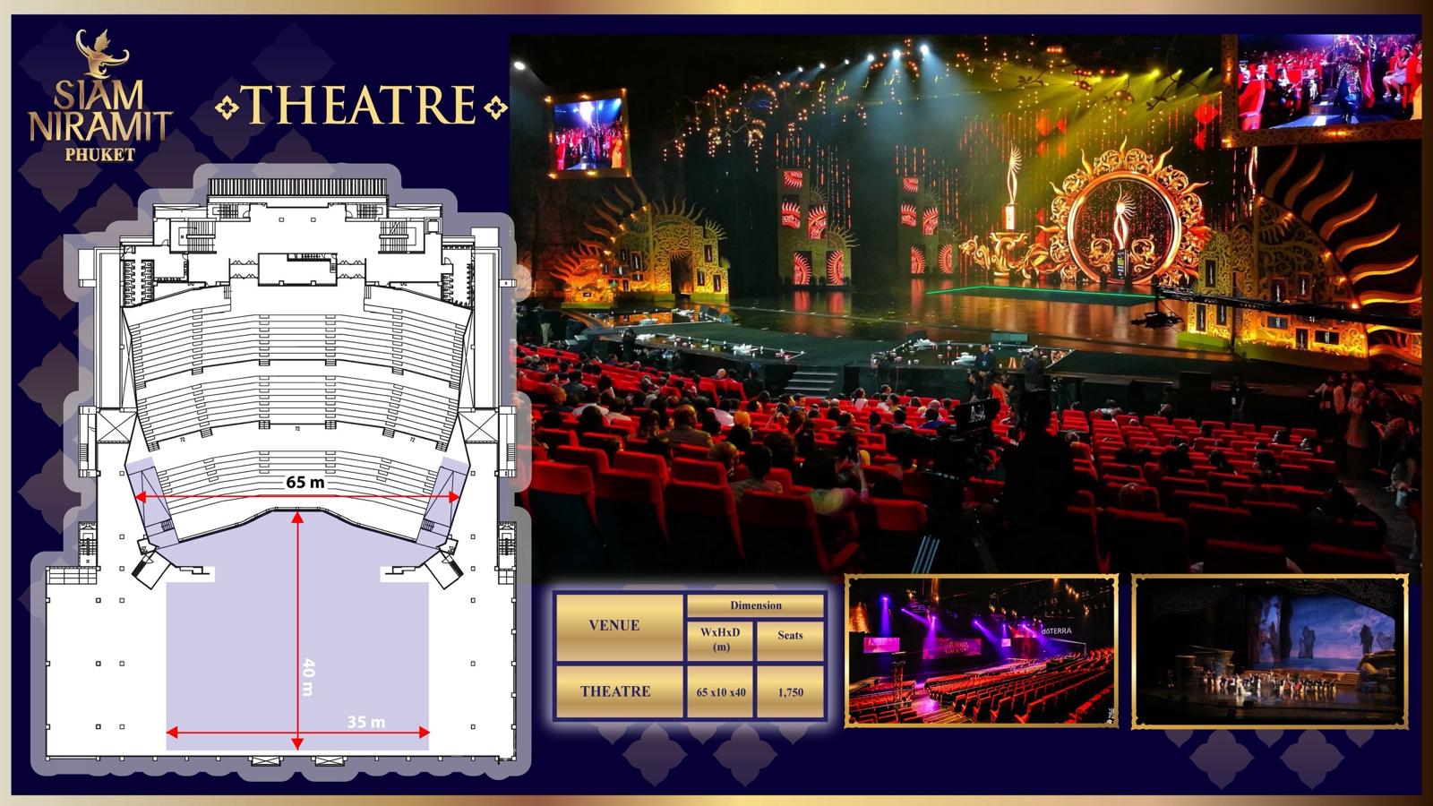 Siam Niramit Theatre floor plan